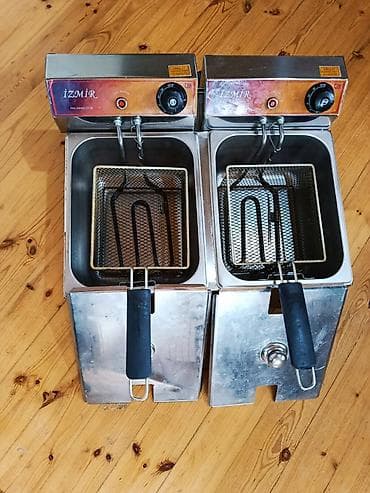 paltaryuyan satilir: İkili elektrik fritöz dəsti – İzmir markası - Model: İzmir (peşəkar — 2
