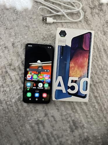 playstation 4 disk: Samsung Galaxy A50, 64 GB, rəng - Göy — 1