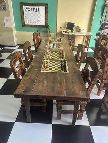 yumru masalar: Açılmayan, Dördbucaq masa — 6