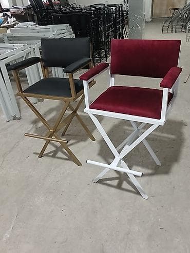 guess tekstil mmc: Rejissor tipli hündür stullar – salon, podium, studiya və vizaj — 2