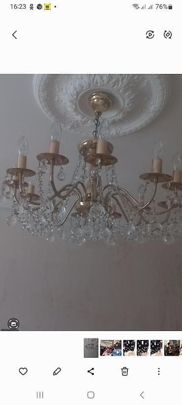 bezek bitkileri adlari: Çılçıraq, 7 lampa, Metal — 1