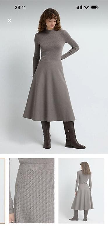 Midi Ətək, Adl, Trikotaj, S — 1