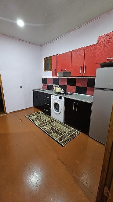 memar ecemi ev alqi satqisi: 2 otaqlı mənzil – mebel və məişət texnikası ilə - Plan: geniş qonaq — 1