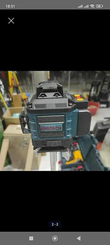 perforator bosch: Bosch xətt lazeri dəsti Peşəkar səviyyədə planlama, montaj və təmir — 2
