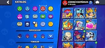 tava: Brawl Stars hesabı – yüksək səviyyəli oyun profili - Kupa yolu: 30 — 6