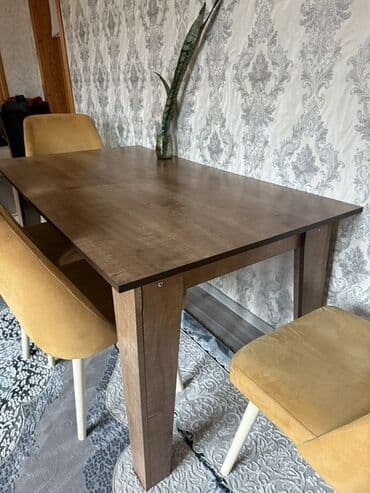 Lincoln: Для кухни, Нераскладной, Прямоугольный стол, 4 стула — 3