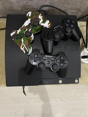 ps3 rol: Sony PlayStation 3 (PS3) Slim oyun konsolu - Rəng: qara - Korpusa — 1