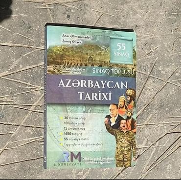 Kitablar və jurnallar: RM Nəşriyyatı – Sınaq Topluları (Tarix) Kitablar ƏLA vıziyyətdədir — 1