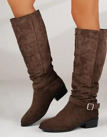 krasofka qadın: Uzunboğaz, Ölçü: 38, rəng - Qəhvəyi, Yeni — 3