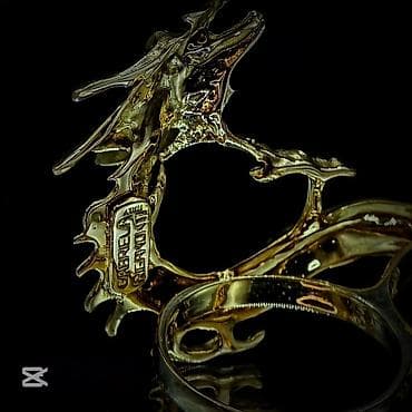 qaş daş: Üzük, Sarı qızıl, 750 Əyar — 5