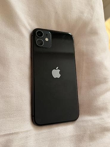 11t ikinci el: IPhone 11, 128 GB, Qara, Face ID — 1