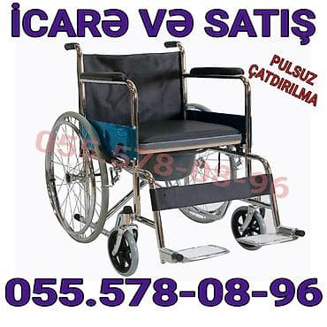 İcarə və satış üçün əlil arabası - Klassik manual model, arxadan