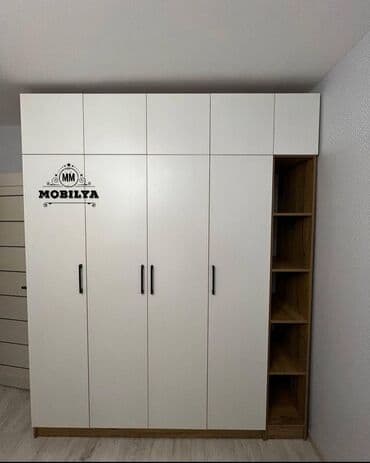 qapı modelleri: Yeni, Açılan, 4 qapılı Düz dolab, Qarderob, paltar dolabı, Azərbaycan — 1