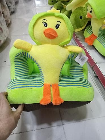 детское кресло: Uşaq oturacağı – ördəcik fiqurlu, plyuş materialdan - Naxış: ön — 1