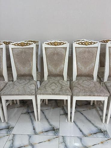 stol nədir: Qonaq otağı üçün, İşlənmiş, Qatlanmayan, rəng - Bej Stul — 1