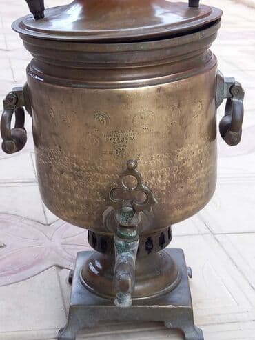 купить бу самовар на дровах: Продаётся старинный Российский Тульский самовар 1870 года, с — 2