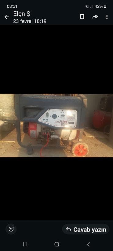 Satış, İşlənmiş, Benzin, Generator