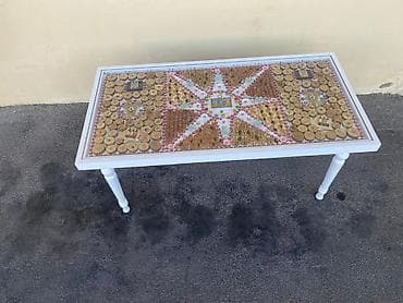 şabalıd ağacı: LED işıqlı dekorativ masa - Ölçü: təqribən 120×60 sm (şəkillərə — 3