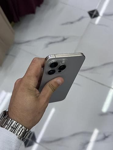 xacmaz iphone: IPhone 15 Pro Max, 256 GB, Natural Titanium, Zəmanət, Face ID, Sənədlərlə — 2