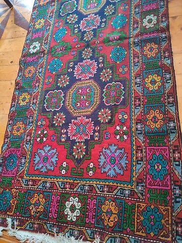 guldan: Qədim üslublu əl toxuması xalça Qarabag xalisi - Material: təbii — 4