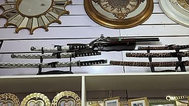 Dekorativ samuray qılıncları seti – 3-lü - Komplekt: katana — 6