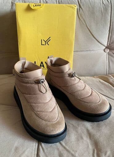 Çəkmələr: Ölçü: 40, rəng - Bej, Yeni — 2