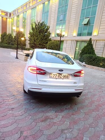 çin maşınları turbo az: Ford Fusion sedan – ağ rəng, zərif və dinamik dizayn. Xüsusiyyətlər — 4