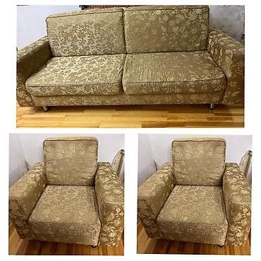 divan krislo: SvncEndirimm. Divan,2 kreslo satılır 150 azn.Açılmır,baza yoxdur.Dəst — 1