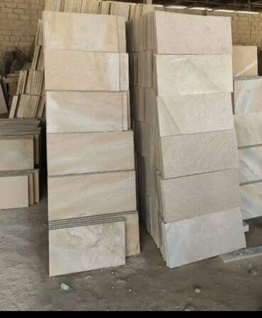 mermer pilleken: Qumdaşı fasad plitələri - Material: təbii qumdaşı - İstifadə — 40