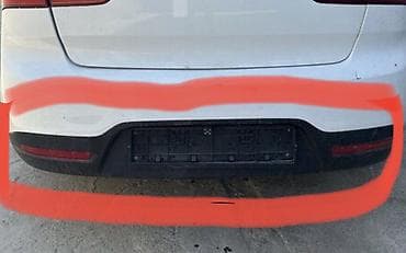 e60 bufer: Arxa, Kia rio, 2014 il, Yaponiya, Ödənişli çatdırılma — 1