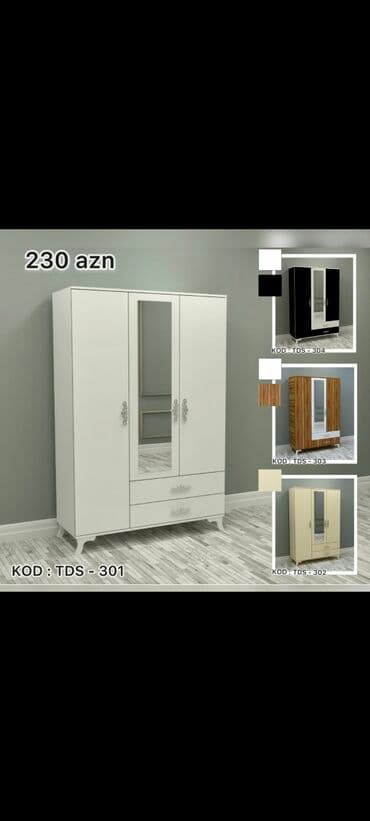 mətbəx skaflari: Yeni, Açılan, 3 qapılı Düz dolab, Şifonyer, Azərbaycan — 6