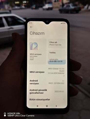 redmi not 8 yaddaş 128: Redmi Note 8, 128 ГБ, цвет - Синий, Отпечаток пальца — 3