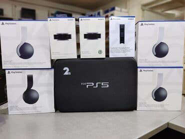 deri sumka: Playstation 5 aksessuarlari. Tam yeni, bağlı qutuda. 1. Ps5 headset — 1