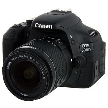 600d canon: Canon EOS 600D DSLR fotoaparat + EF‑S 18‑55mm f/3.5‑5.6 III obyektiv — 1