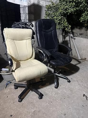 Ofis dolabları: Təkərli, Qolları tənzimlənmir, Süni dəri — 1