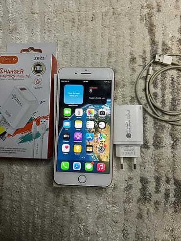 iphone azn: IPhone 8 Plus, 64 GB, Qızılı, Barmaq izi — 2