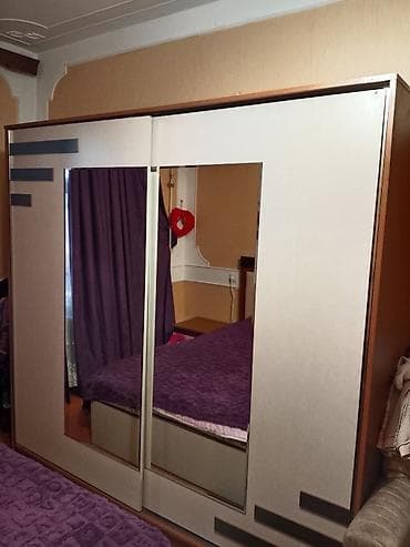 İşlənmiş, 2 qapılı, Güzgülü, Bej, Taxta, Kupe, Düz dolab — 3