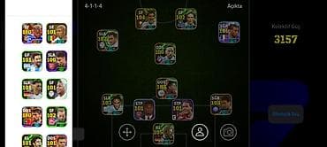 EFootball Mobile hesabı – güclü heyət və geniş kart kolleksiyası - — 5