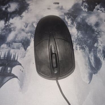 коврик для мыши: Simli kompüter siçanı - Rəng: Qara - Bağlantı: USB (simli) - Növ — 3