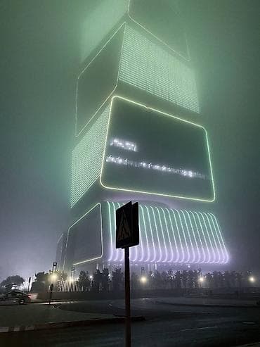 LED fasad işıqlandırma sistemi – yüksək mərtəbəli binalar və