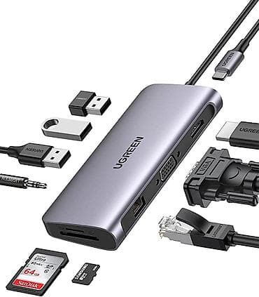 modem router wifi: Kateqoriya: Hub-lar Brend: No Brand Məhsul: HDMI 10-in-1 Hub Qiymət — 1