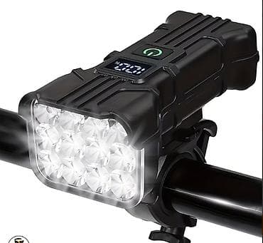 Velosiped üçün ön işıq – 1200 mAh, maksimum 400 lm - Yüksək