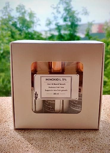 iran minoksidil: 🧴 Minoksidil 5% Serum Qutunun içində 3 ədəd 30 ML serum var 😊 ✔ — 1