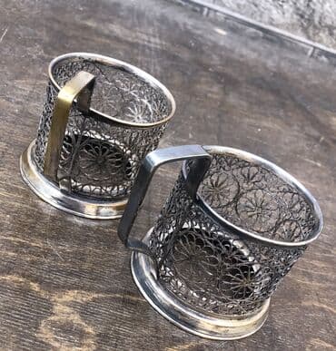 quzu qab: Stəkanlar, rəng - Boz, 2 ədədli dəst, Rusiya — 1