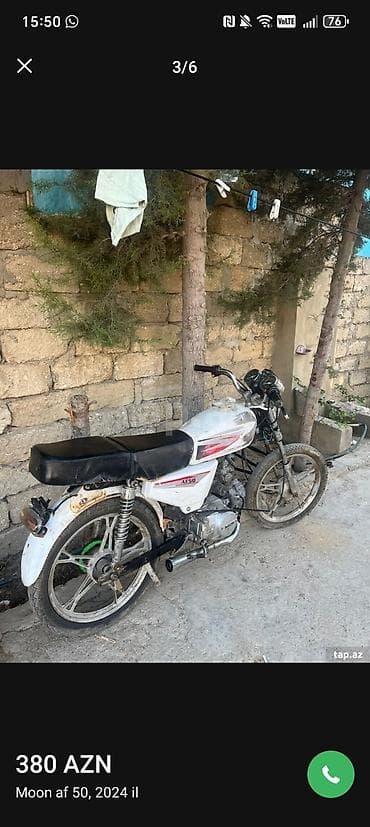 moped: Moon brand - af50, 80 sm3, 2024 il, 24000 km — 4