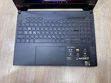 gaming notbuk: İşlənmiş ASUS TUF Gaming, 15.6 ", AMD Ryzen 7, 512 GB, Ünvandan götürmə, Ödənişli çatdırılma, Rayonlara çatdırılma — 6