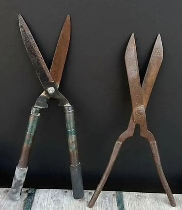 balta sapı: Kolleksiya üçün köhnə əl alətləri dəsti Tərkib: - Taxta dəstəkli uzun — 2