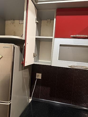 hamam seti: Qırmızı rəngli mətbəx mebel dəsti: uzunluğu 3m30sm eni 60sm - Fasad — 6