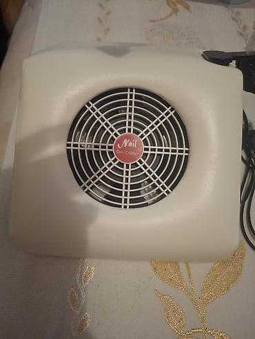Manikür üçün toz yığan cihaz + masaya bərkidilən LED işıq - — 2