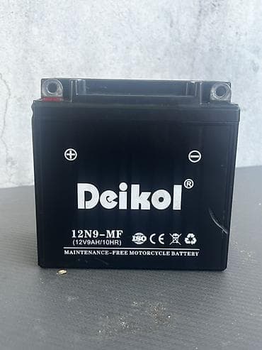 tekr: Deikol 12N9-MF motosiklet akkumulyatoru Yaxşı Vəziyyətdədir, saz — 1